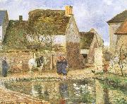 Camille Pissarro Duck pond china oil painting artist